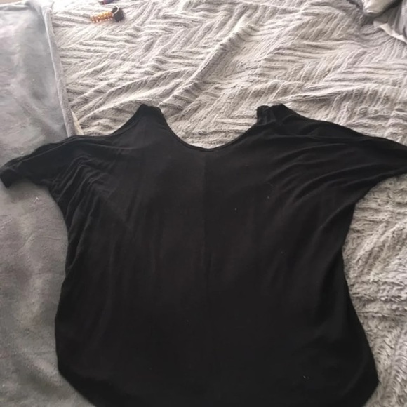 Black Off The Shoulder Blouse - Picture 3 of 3